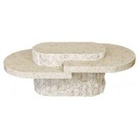 burma mactan stone coffee table