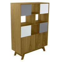 butterfly oak bookcase grey