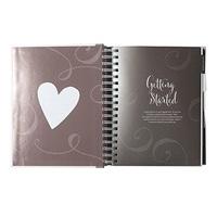 Busy B Bride to B Script Wedding Planner - perfect engagement gift with checklists, pockets and an undated planning calendar