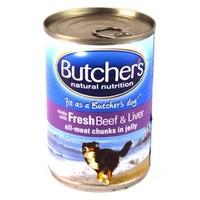 Butchers Chunks in Jelly Beef & Liver 400g