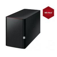 buffalo linkstation ls220d 12tb 2 x 6tb wd red 2 bay desktop nas