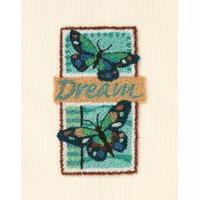 butterfly dream punch needle kit 8x10