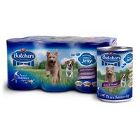Butchers Tinned Dog Food All Meat Variety pk in Jelly 6 x 400g