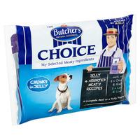 Butchers Pouch Chunks in Jelly Dog Food 4x100g