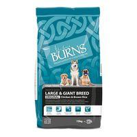 burns large and giant breed original chicken rice economy pack 2 x 15k ...