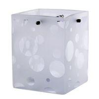 bubbles clear frosted etched cube light shade d142cm