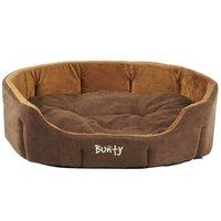 Bunty Brown Lounger Dog Bed Medium