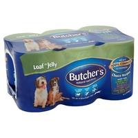 Butchers Natural Nutrition Wet Dog Food with Loaf in Jelly (Pack of 6)