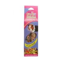 Bulldog Products Ltd Linkpet Frutti Sticks Guinea Pig Fruit Salad 2Pk