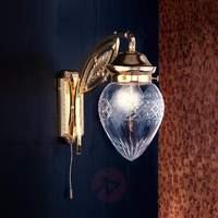 budapest wall light gold plated