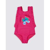 Butterfly Frill Swimsuit with Lycra Xtra Life (0-5 Years)