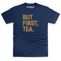 but first tea kids t shirt