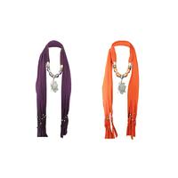 Butterfly Pendant Scarf - 2 Colours