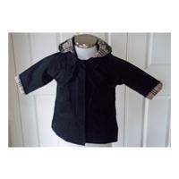 burberry infants hooded jacket black age 6m bnwt