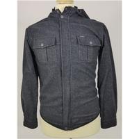 Burberry Size 14 Years Grey Outdoor Hooded Jacket