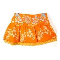 Butterfly By Matthew Williamson Age 10 Years Orange And White Skirt With Embroidered Detailing*