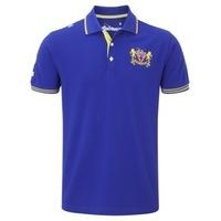 Bunker Mentality King Crest Polo Shirt Bright Navy