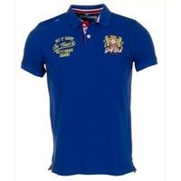 Bunker Mentality Clubhouse Bunker Golf Club Polo Shirt Bright Navy