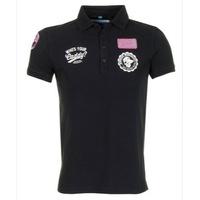Bunker Mentality Clubhouse Bad Mutha Putta Polo Shirt Black