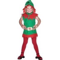 budget child elf costume