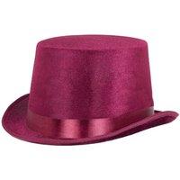 Burgundy Fancy Dress Party Top Hat