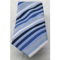 Burton blue mix striped tie