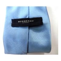 Burberry Metallic Powder Blue Silk Tie