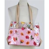 bulaggi clear floral print shoulder bag