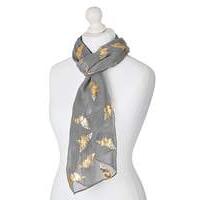 Butterfly Foil Print Scarf