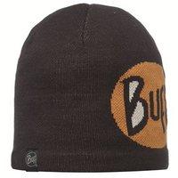 buff knitted and polar logo hat