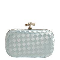 Bulaggi-Clutches - Braided Box - Blue