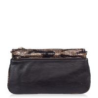 Bulaggi-Clutches - Snake Compartment Clutch - Black