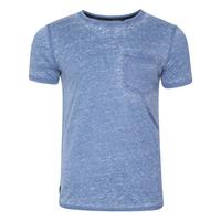 burn3 burnout t shirt in federal blue dissident