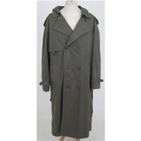 Button Hole, size XL, green trench coat