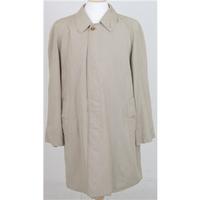 Burberry size XL stone lightweight overcoat