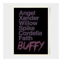 Buffy The Vampire Slayer Character 30x40cm Print