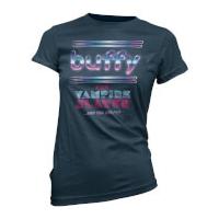 buffy the vampire slayer womens retro t shirt m