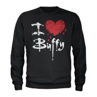 Buffy The Vampire Slayer I Heart Buffy Sweatshirt - XXL