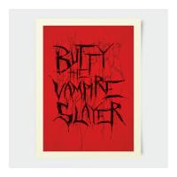 Buffy The Vampire Slayer Stylised 30x40cm Print