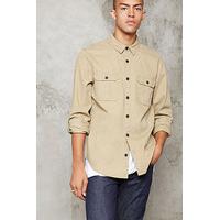 Button-Front Cotton Jacket