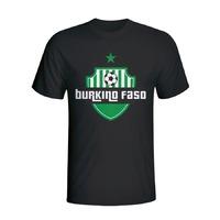 Burkino Faso Country Logo T-shirt (black) - Kids