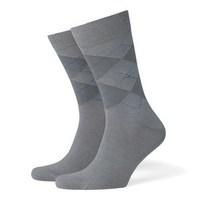 Burlington Argyle Denim Short Socks