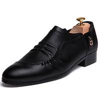 business style mens high quality lace up leather pointed toe dress sho ...