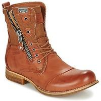 bunker tara mens mid boots in brown