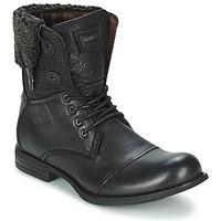 bunker tara now mens mid boots in black