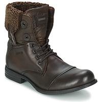 bunker tara now mens mid boots in brown