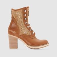 BUNKER GRACE Leather Ankle Boots