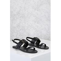 buckled ankle strap sandals