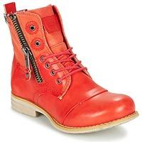 Bunker SARA women\'s Mid Boots in red