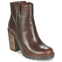 bunker rossi womens low ankle boots in brown